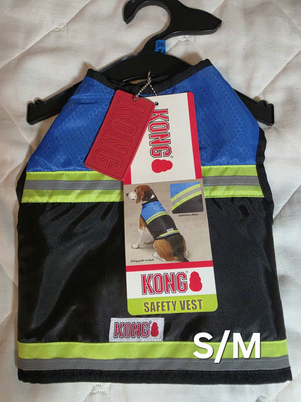 KONG Dog Reflective Vest Tank Shirt (S/M)
